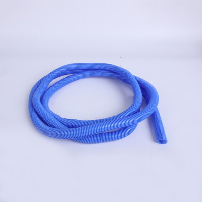 USA Standard 3/8′′ Blue Corrugated Pipe PE Flexible Hose Conduit Wire Pipe